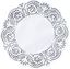 Afbeeldingen van Ropac Taartrand Doorsnede 20 cm Wit