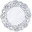 Afbeeldingen van Ropac Taartrand Doorsnede 25 cm Wit