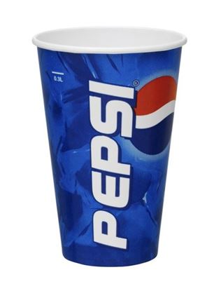 Afbeeldingen van Beker Karton Pepsi 0,3Ltr