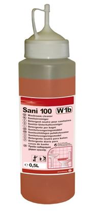 Afbeeldingen van Applicatieflacon 500ml met opdruk Sani 100