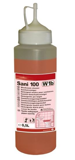 Afbeelding van Applicatieflacon 500ml met opdruk Sani 100