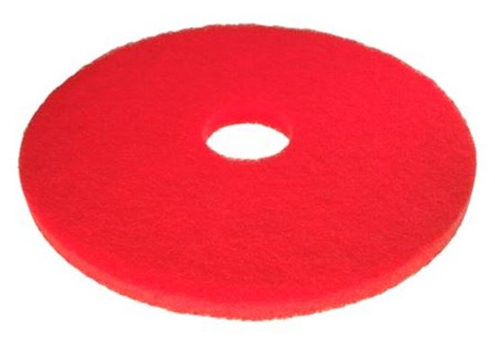 Afbeelding van Taski 3M Scotch Brite Pads 10inch Rood