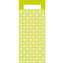 Afbeeldingen van Pochette Oslo lime/wit, tissue servet