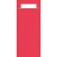Afbeeldingen van Pochette Ecoline rood/wit, tissue servet