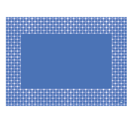 Afbeeldingen van Placemats Oslo, 30 x 40 cm, blauw/wit