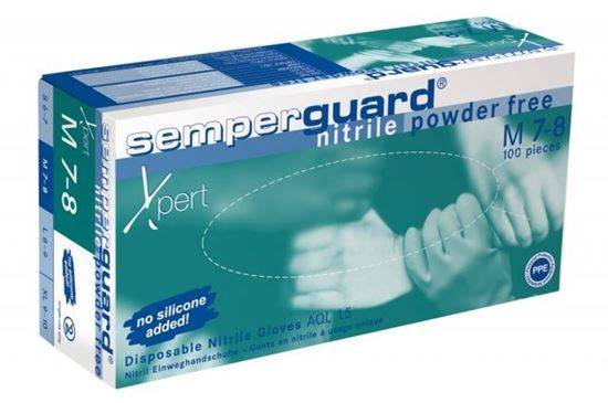 Afbeelding van Handschoenen Semperguard Xpert veiligshandschoen Nitril, maat M