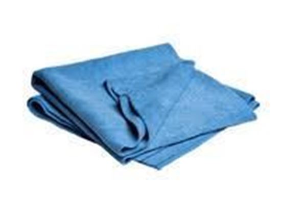 Afbeelding van Microvezelreinigingsdoek, non woven blauw, 37x38cm, 5 stuks