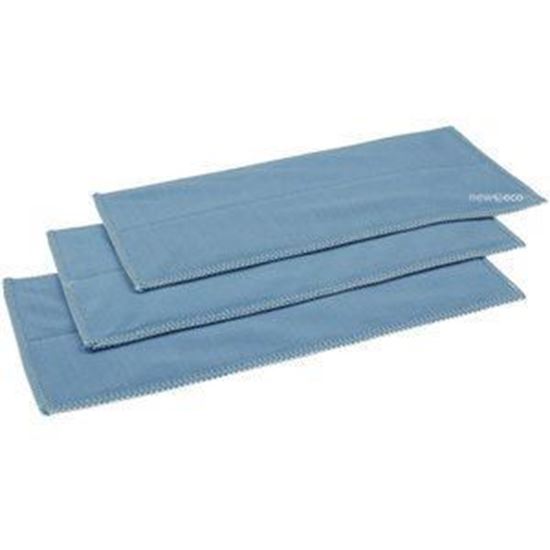 Afbeelding van Microvezel glasmop licht blauw, 5 stuks