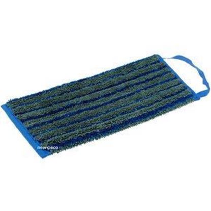 Afbeeldingen van Micro flat mop Scrub Blauw, 5 stuks