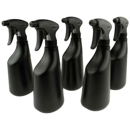 Afbeeldingen van Sprayflacon 600ml zwart met ergo trigger
